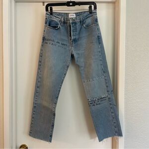 Frame Le Slouch Scribble Jean